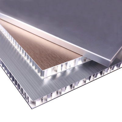comprar Panel de panal de abejas de aluminio curvado anodizado / PVDF recubierto online manufacture