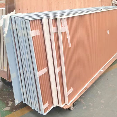 comprar Panel compuesto de aluminio corrugado reciclable longitud personalizada online manufacture