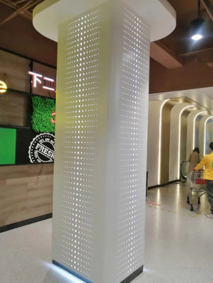 comprar Tipo de chapa metálica perforada de fachadas de edificios, panel de chapa de aluminio de pared cortina online manufacture