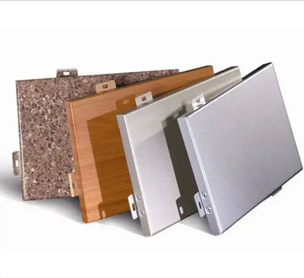 comprar Panel de revestimiento PVDF de aluminio para revestimiento de paredes exteriores Panel de aluminio de grano de madera online manufacture