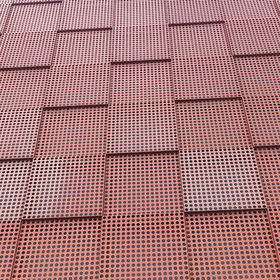 comprar Hojas de aluminio perforadas a prueba de fuego con diseños personalizados para decoración de paredes exteriores online manufacture