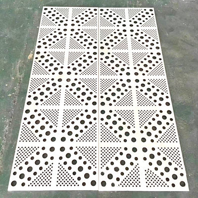 comprar 1Panel de revestimiento de aluminio perforado de.5 mm a 5.0 mm para decoración de fachadas arquitectónicas online manufacture