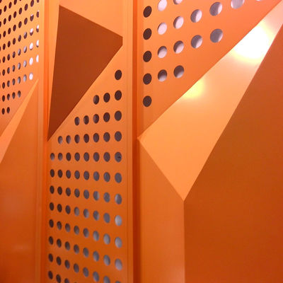 comprar Panel de metal perforado 3D de revestimiento de pared de cortina de aluminio online manufacture
