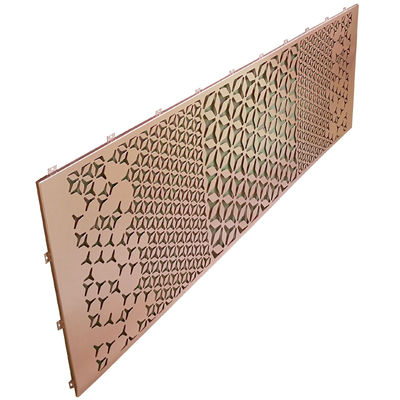 comprar A3003 Hojas de aluminio perforadas cortadas con láser de grado de aleación con perforaciones o patrones personalizables para la decoración de pantallas de partitones o pasillos online manufacture
