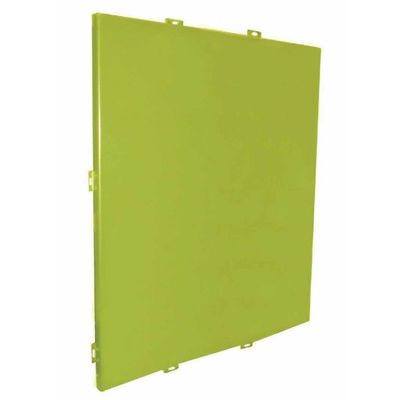 Panel de revestimiento de pared de aluminio de fácil limpieza reciclable para fachada de envolvente / decoración