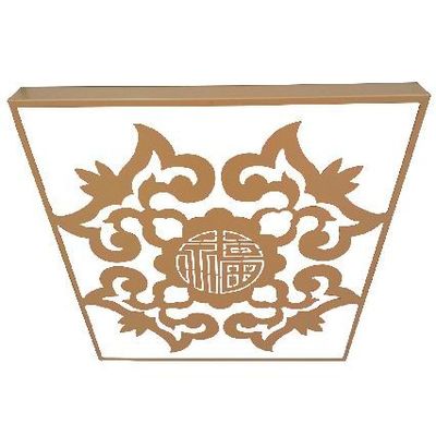 Panel de revestimiento de pared de aluminio revestido con PVDF Durable con patrones grabados
