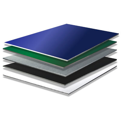Panel compuesto de plástico de aluminio de 2000-6000 mm para la renovación / decoración de edificios