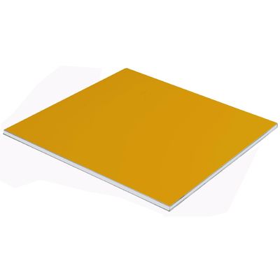 Aislación acústica de paneles compuestos de aluminio retardante de fuego de color metálico