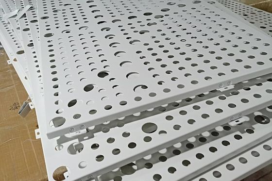 Paneles de aluminio perforados para paredes decorativas para ventanas