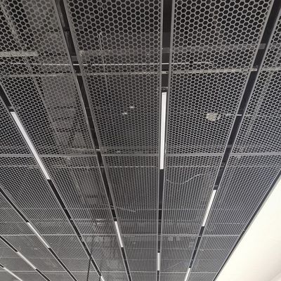 Precio de fábrica personalizado 2mm de gran tamaño de la pared de cortina de aluminio de aluminio de malla de alambre de metal expandido