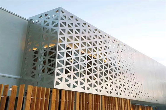 Panel de revestimiento PVDF de aluminio para revestimiento de paredes exteriores Panel de aluminio de grano de madera