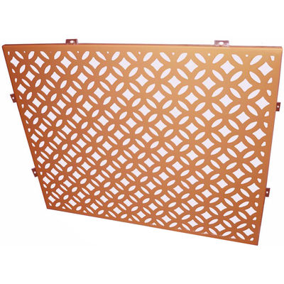Panel de aluminio perforado de alta resistencia para revestimiento y decoración de paredes de cortinas