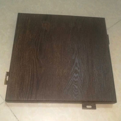 A1100 o A3003 Hojas de aluminio de alta calidad con granos y colores de madera imitados en 3D o 4D para decoración interior