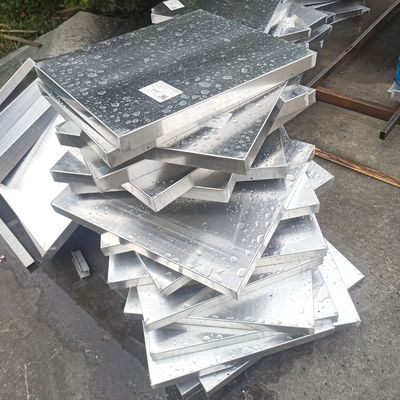A1100 o A3003 Hojas de aluminio duraderas para revestimiento de paredes exteriores y decoración anti-UV