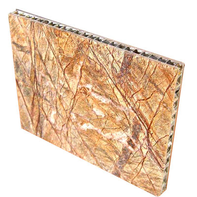 Panes compuestos de aluminio de granito y mármol de piedra para revestimiento de paredes y decoración