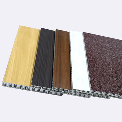 Varias opciones de color Panel compuesto de honeycomb de aluminio decorativo para revestimiento de paredes de fachada