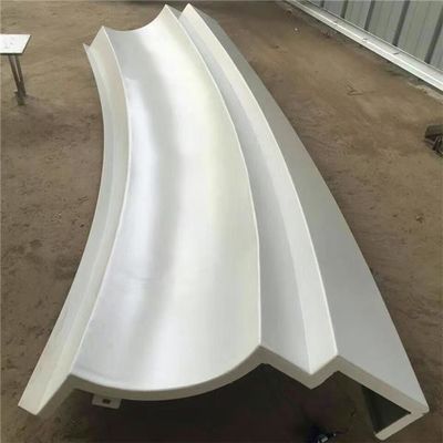 Material de aluminio barras decorativas 3D revestimiento de pared interior panel de pared de onda exterior