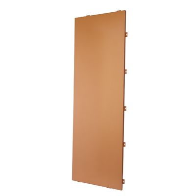 Paneles de revestimiento de aluminio personalizables con revestimiento de color duradero para decoración de fachadas