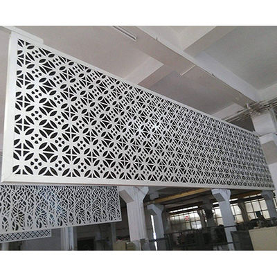 Hojas de aluminio metálico perforado de 2-6 mm personalizables para la decoración exterior de edificios